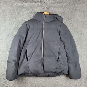 Uniqlo Women's Black Hooded Down Puffer